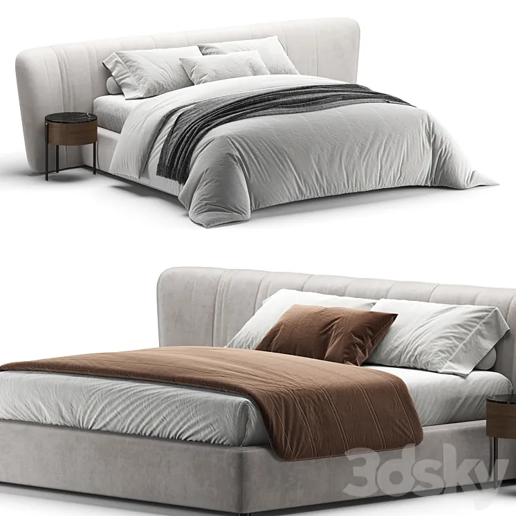 Royale Stripe Bed 3DS Max Model