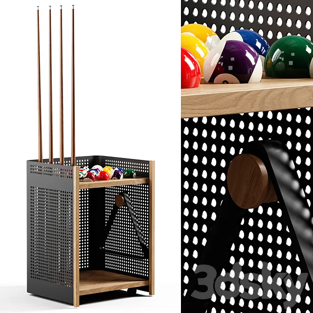 RS Barcelona – Mou floor cue rack 3ds Max