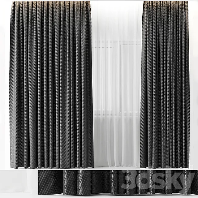 rubber curtains 3DSMax File