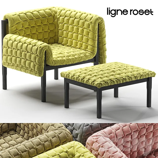 RUCHÉ LIGNE ROSET 3ds Max