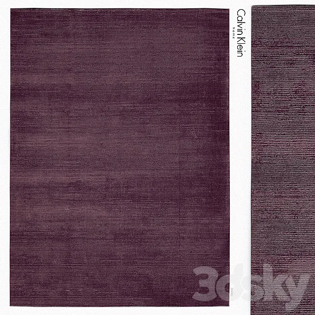 Rug Calvin Klein Home Lunar Amethyst Rug 3ds Max