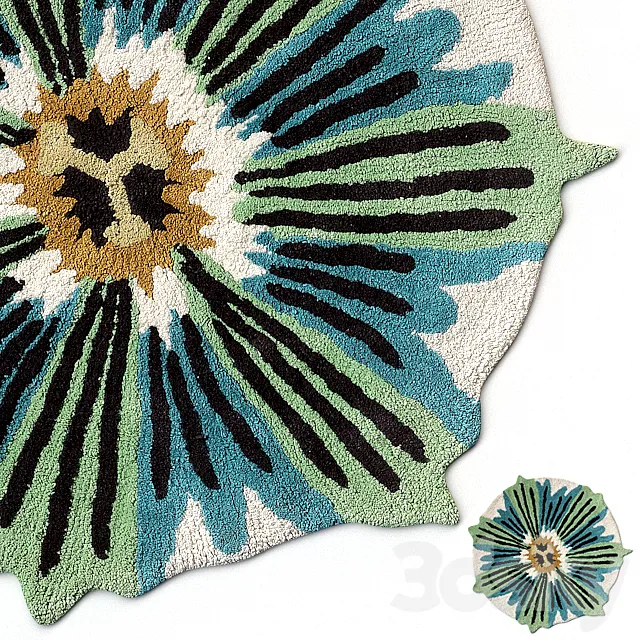 Rug Missoni Home Anemones Sofia Bath Rug V3 3DS Max Model