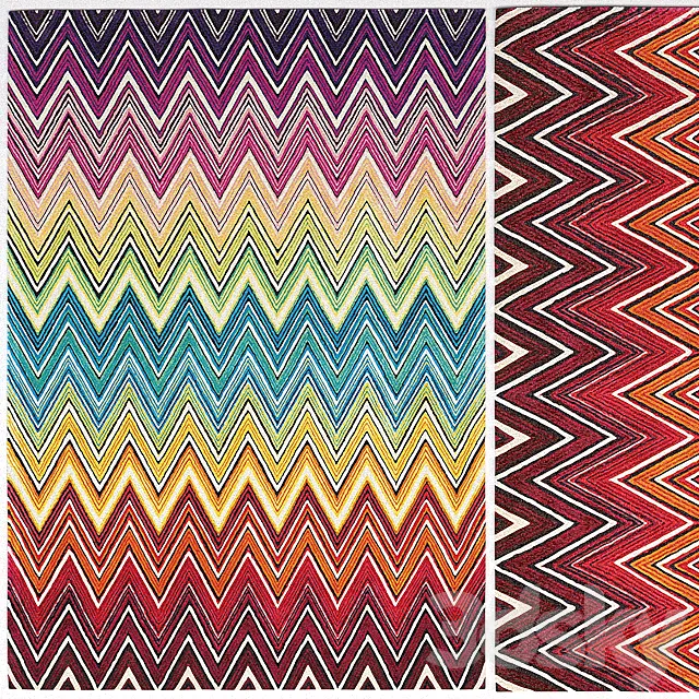 Rug Missoni Home Liuwa Rug 3DS Max Model