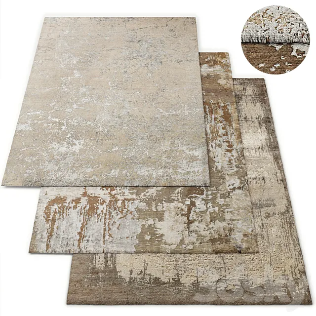 Rug Restoration Hardware Set 4 3ds Max