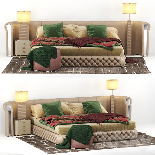 Rugiano Furniture | Yaton Form Damasse Bagutta 3ds Max