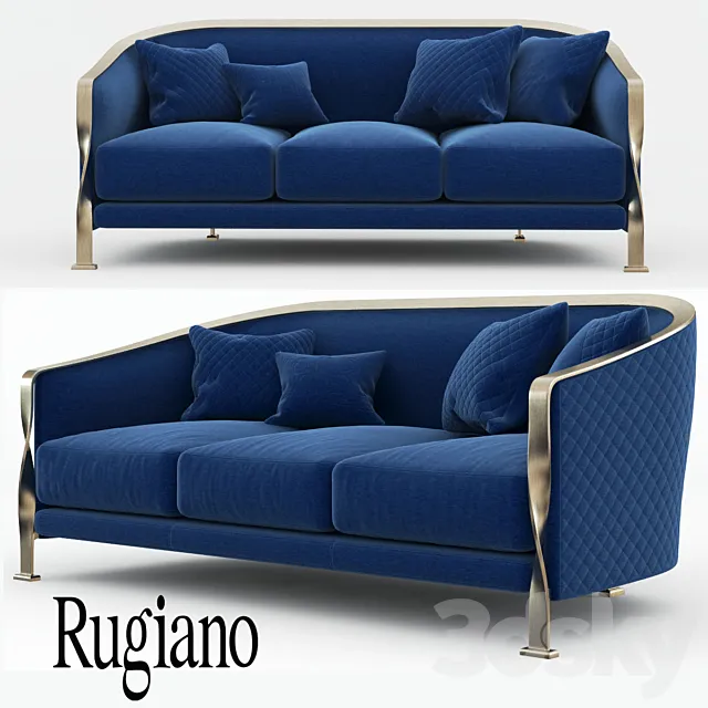 Rugiano Paris sofa fabric 3DSMax File