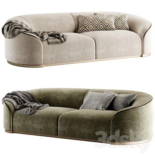 Rugiano Pierre Sofa 3DS Max Model