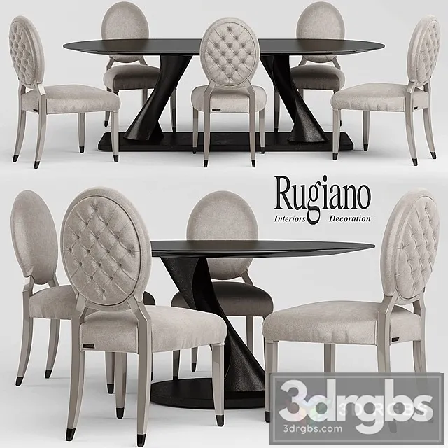 Rugiano ZOE Table Rug Cathy Chair 3dsmax Download
