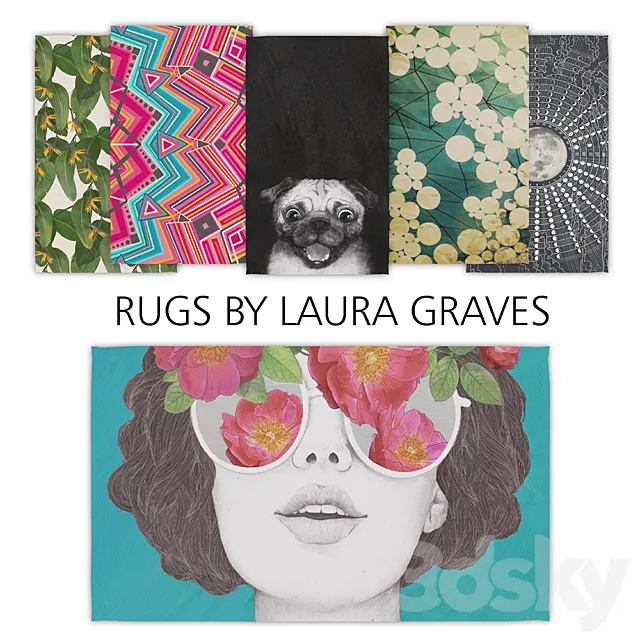 Rugs by Laura Graves 3DSMax File