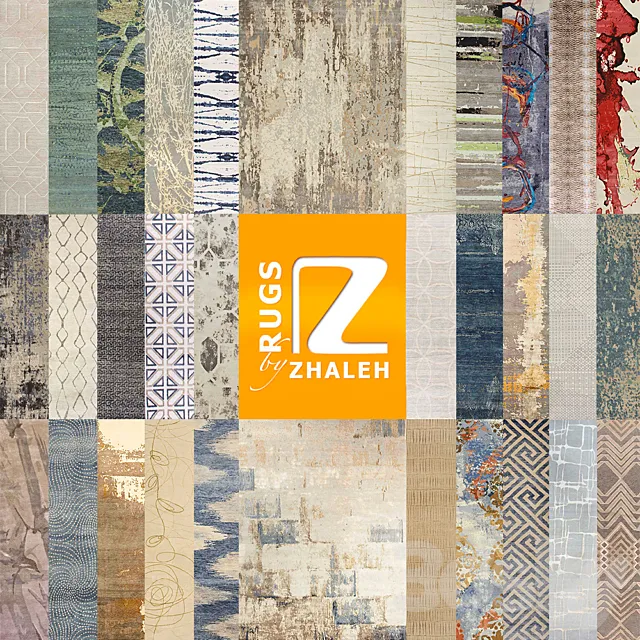 Rugs by ZHALEH (162 textures) 3DSMax File