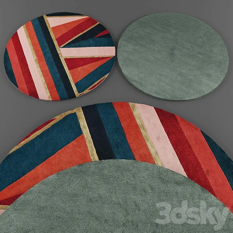 Rugs collection 281 3DS Max