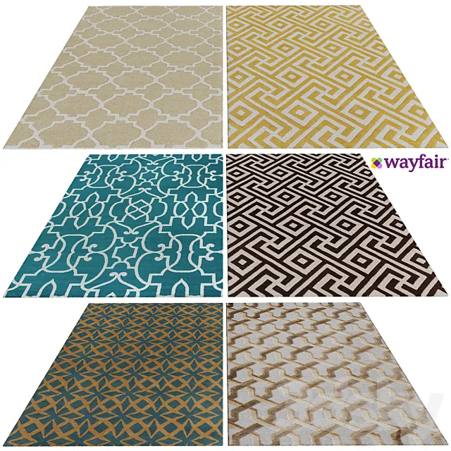 Rugs from Wayfair 3ds Max