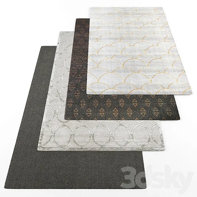 Rugs set233 3ds Max