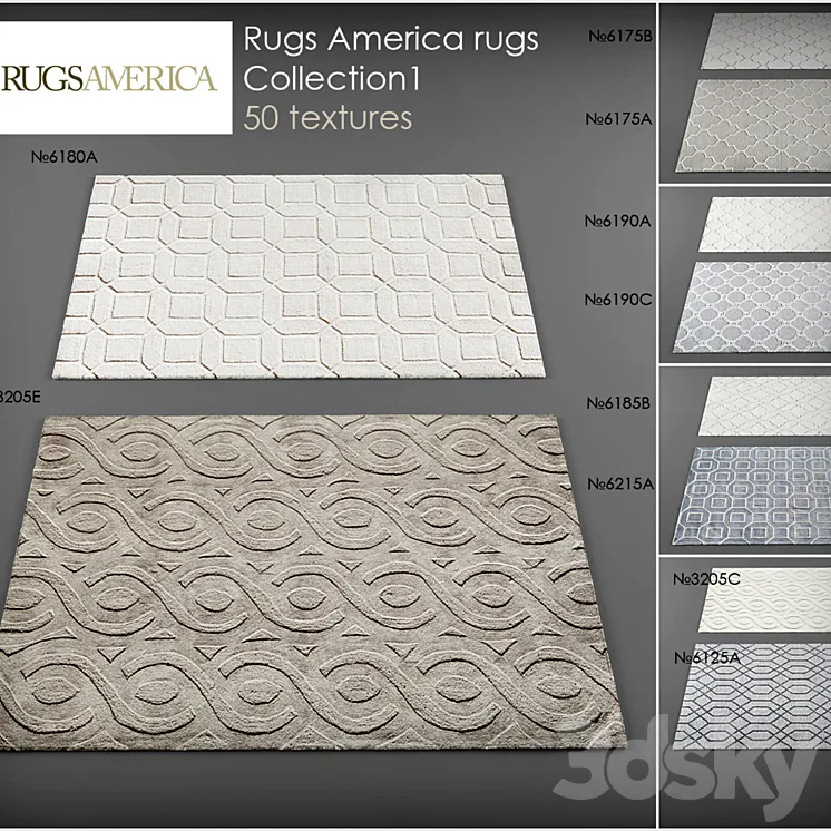 RugsAmerica rugs 1 3DS Max
