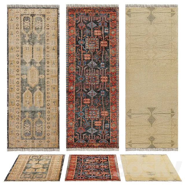 RUNNER RUG SET 1 3ds Max