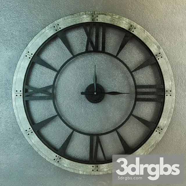 Rustic Clock 27 3dsmax Download