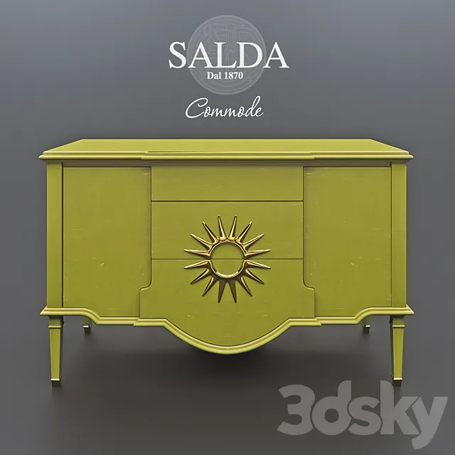 S.A.L.D.A – Commode 3DS Max Model