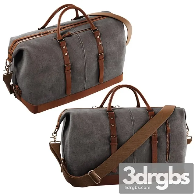 S-zone trim travel tote duffel shoulder handbag weekend bag