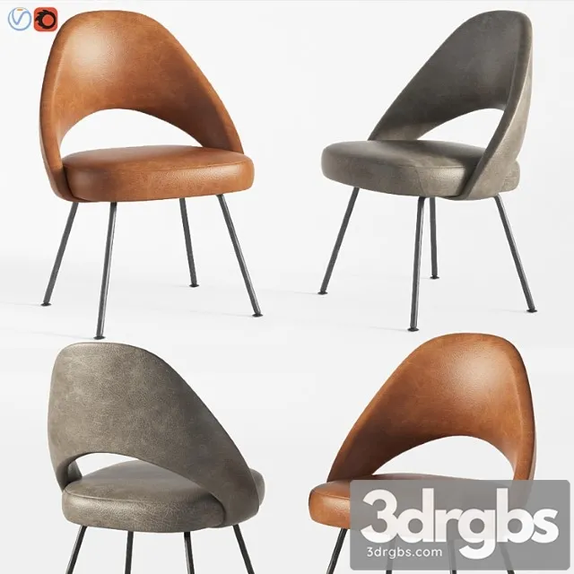 Saarinen executive armless chair 2 3dsmax Download