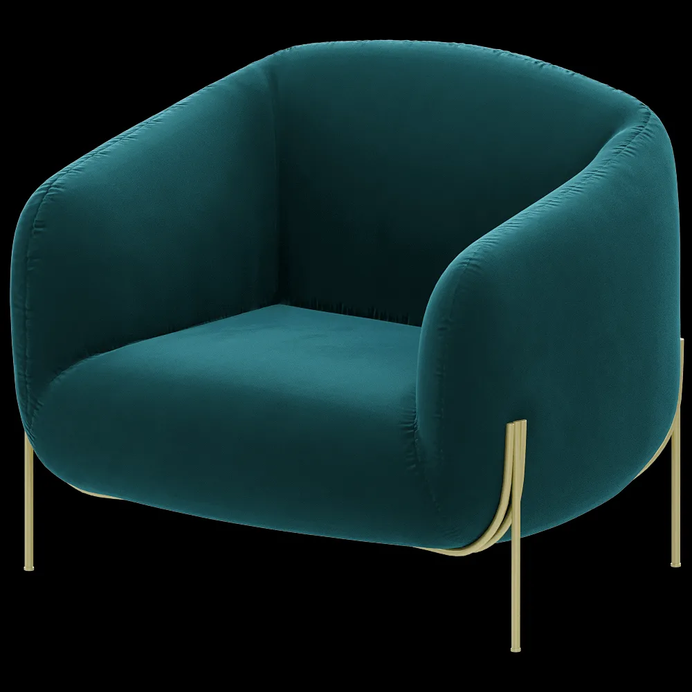 Saba  – Armchair Geo 3ds Max