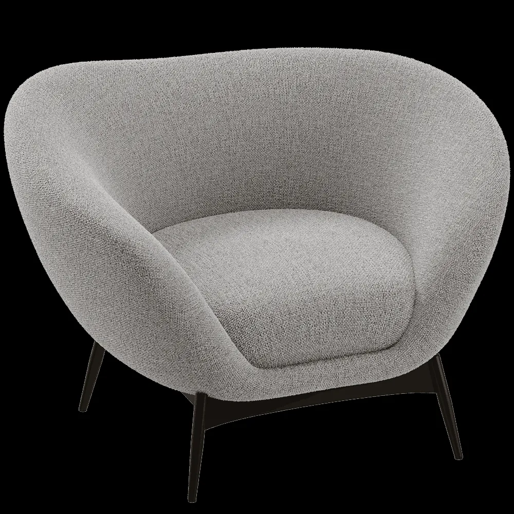Saba  – Armchair Oltremare 3ds Max