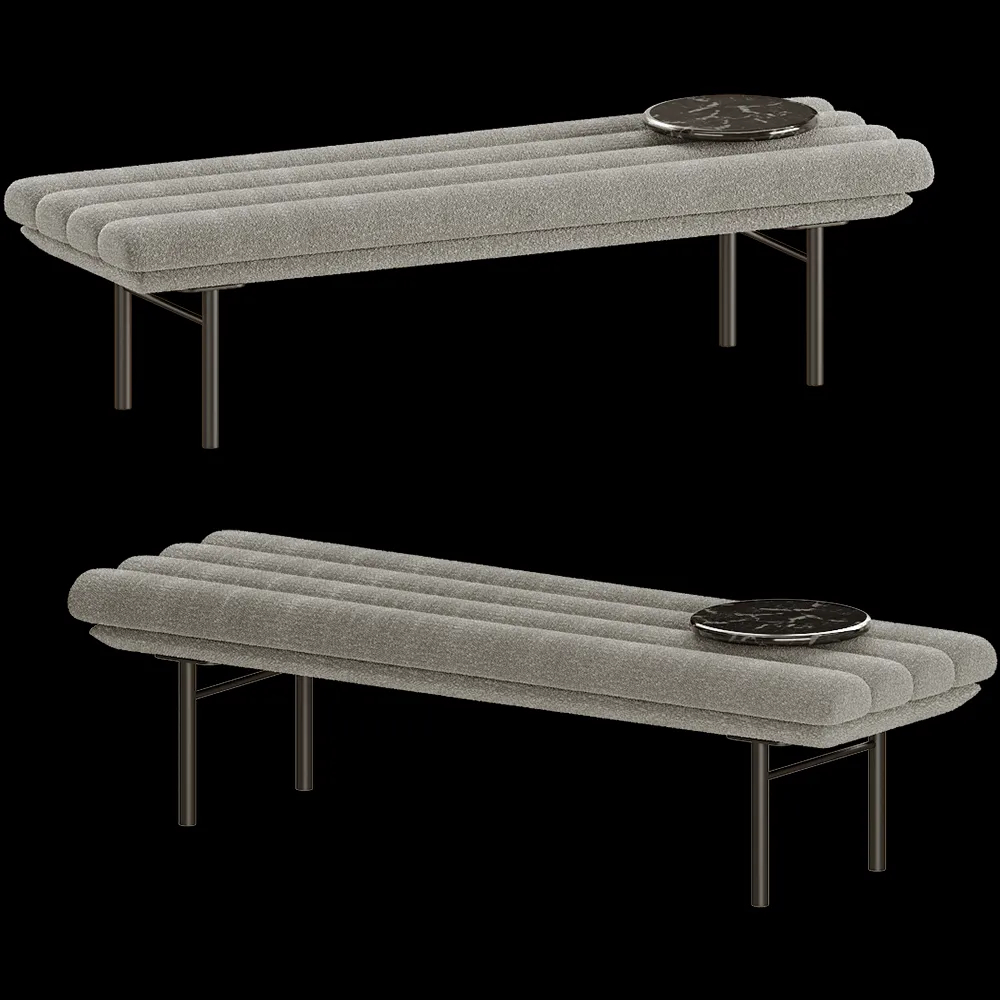 Saba  – Bench Pan Flute 3ds Max