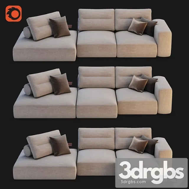 Saba italia – my taos modular sofa option 234 2 3dsmax Download