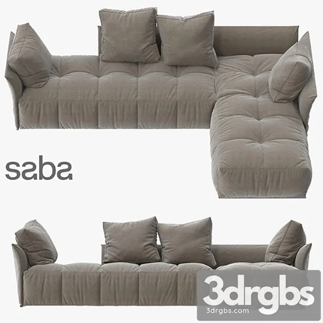 Saba Italia Pixel Sofa 2 3dsmax Download