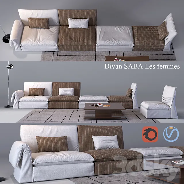 Saba Les Femmes 3ds Max