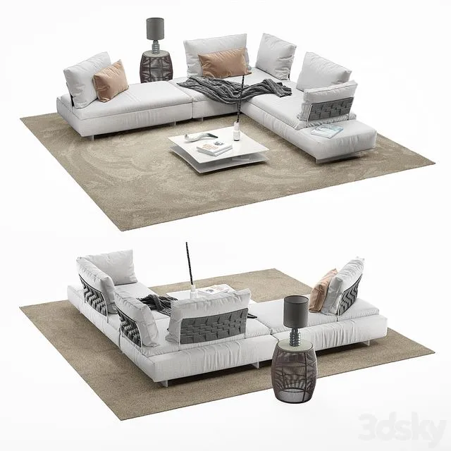 SABA LIMES sofa 3dsMax Model