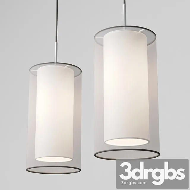 Saba matt nickel pendant lamp 1l