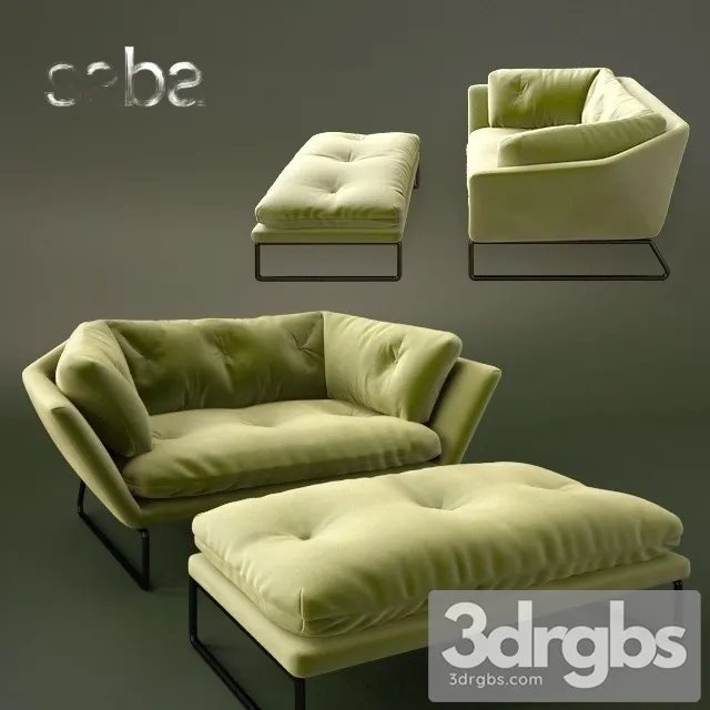 Saba NewYork Suite Sofa 01 3dsmax Download