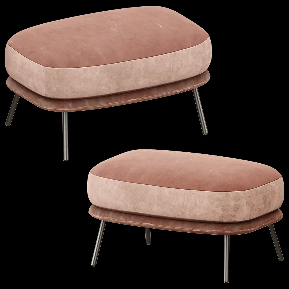 Saba  – Pouf Kepi 3ds Max