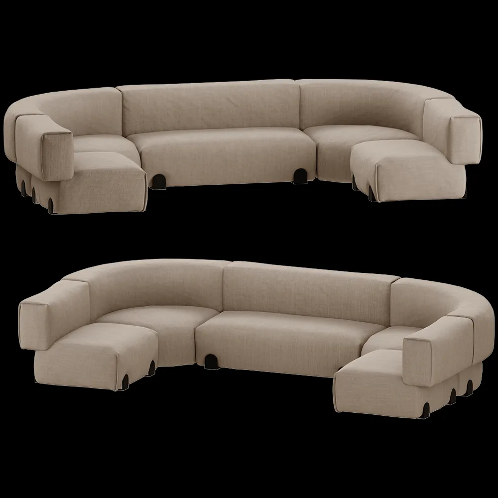 Saba  – Sofa Simposio 3ds Max