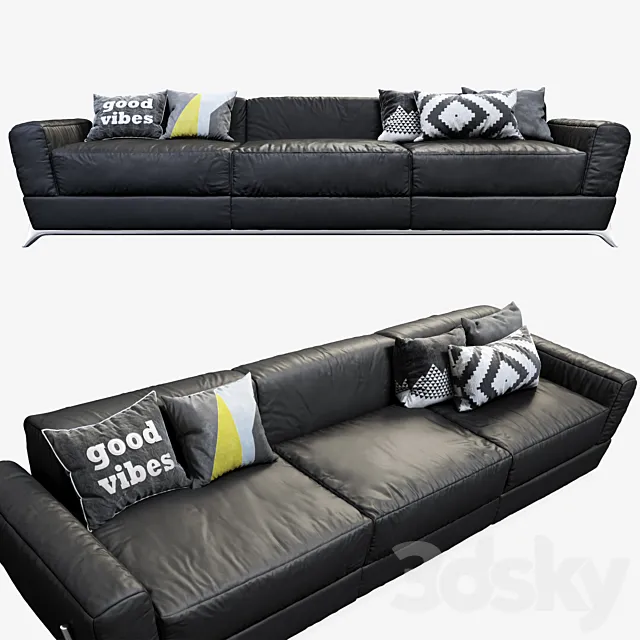 Saccaro callas sofa 3ds Max