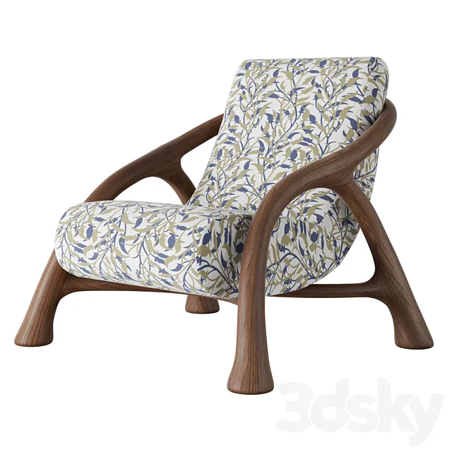 Saccomanno Dayot Yaka Chair 3ds Max