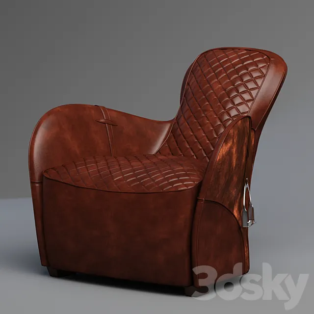 Saddle Easy Chair \ Timothy Oulton 3DS Max Model