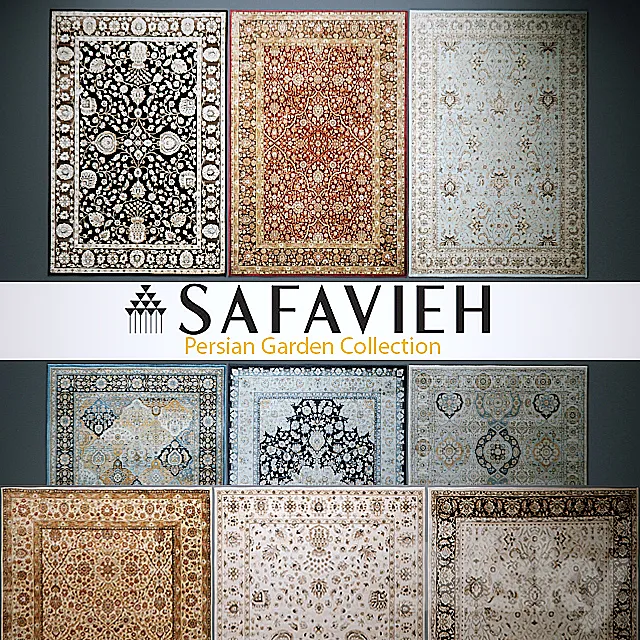 Safavieh Persian Garden Collection 3DS Max Model