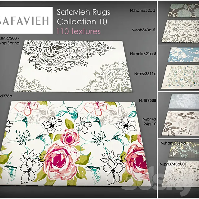 Safavieh rugs10 3DS Max Model