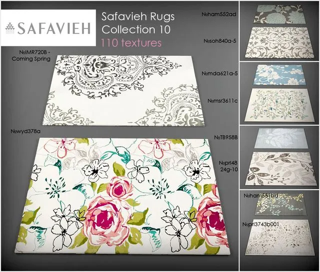 Safavieh rugs10 3dsMax Model
