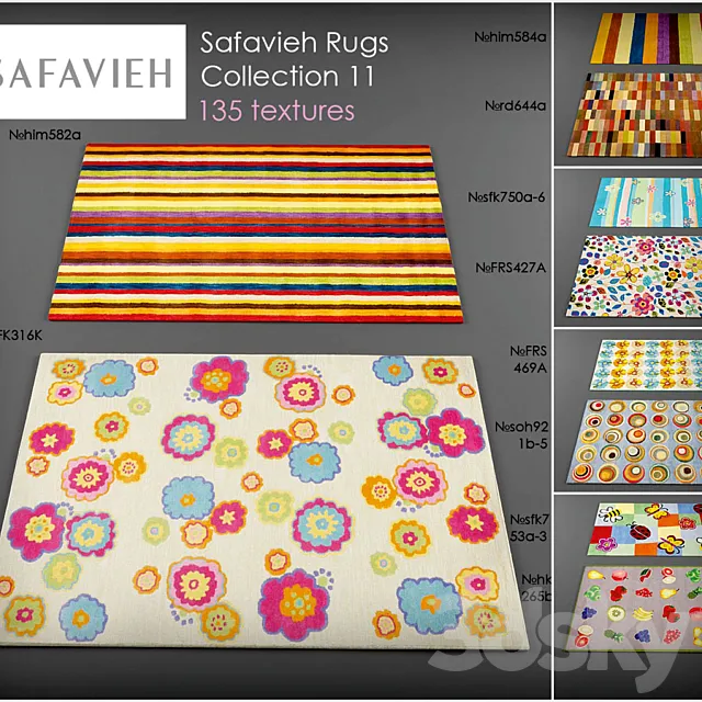 Safavieh rugs11 3ds Max