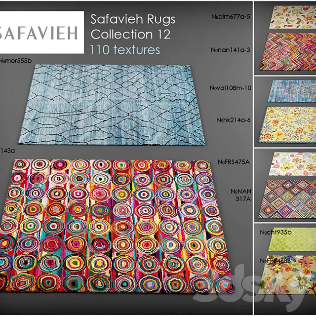 Safavieh rugs12 3DSMax File