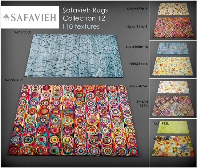 Safavieh rugs12 3dsMax Model