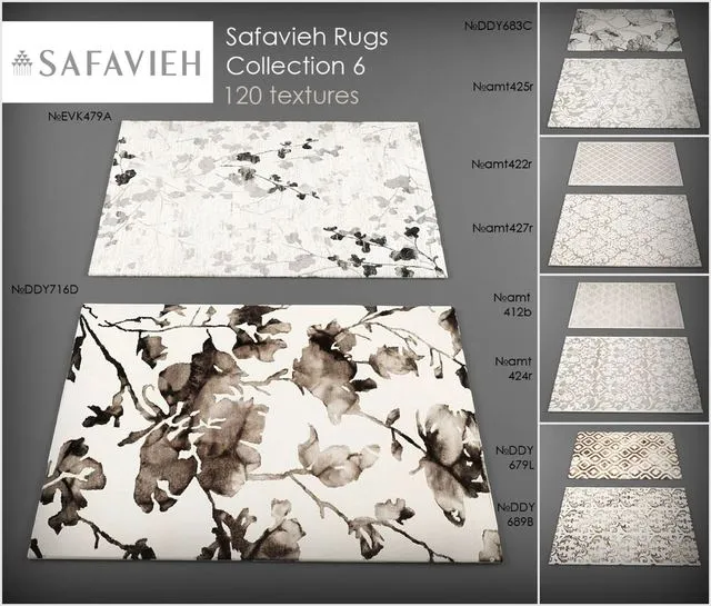 Safavieh rugs6 3dsMax Model