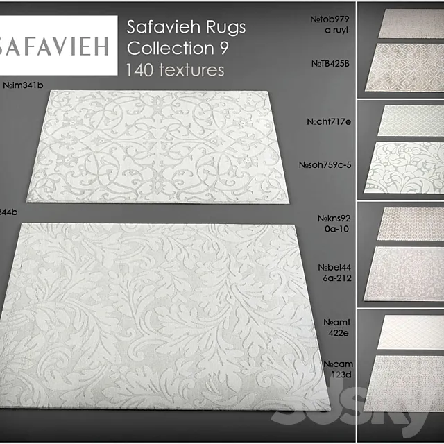 Safavieh rugs9 3DSMax File