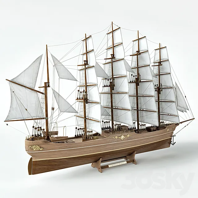 Sailboat model 3DSMax File