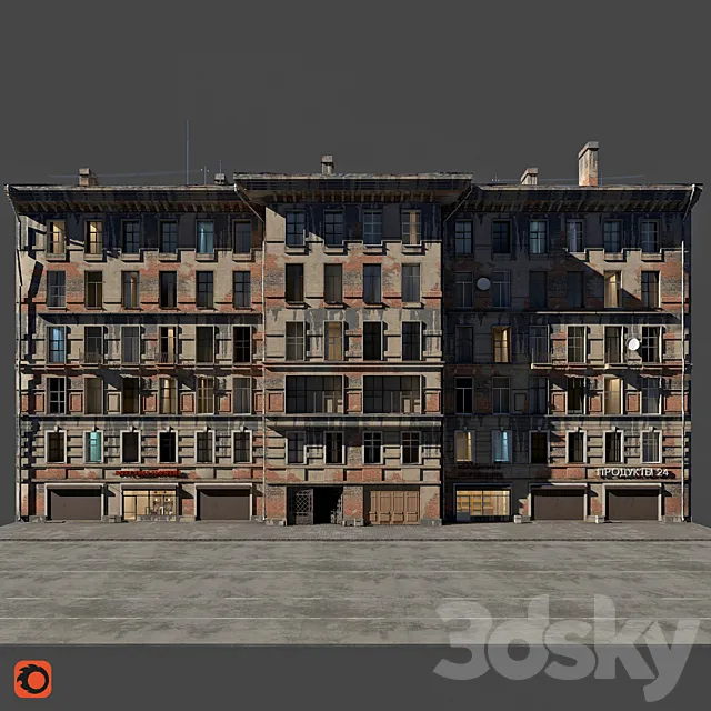 Saint Petersburg Ligovsky pr. 3ds Max