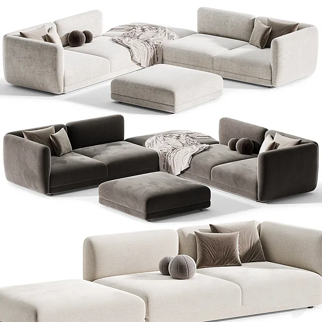 Salamanca Corner Sofa By Boconcept 3ds Max