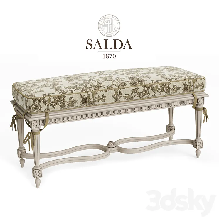 Salda Bench 8388 3DS Max