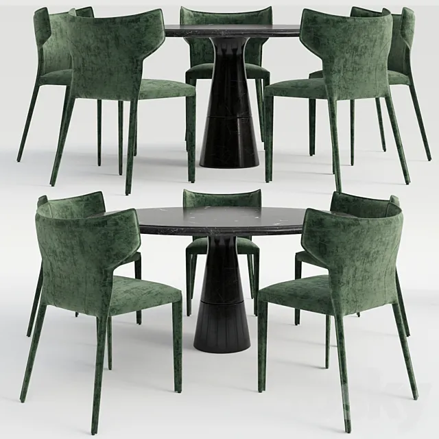 Salicido Dining Set 3ds Max